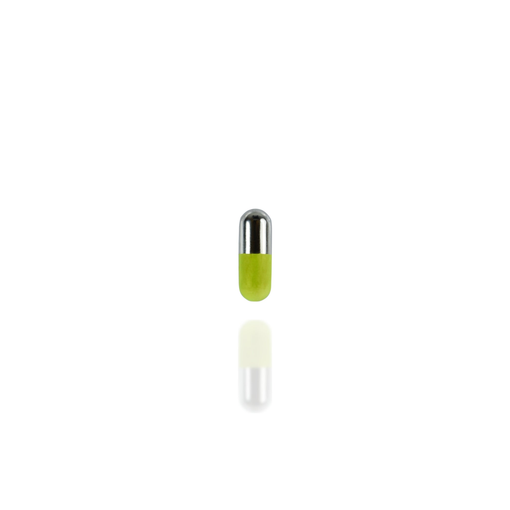 Yellow Pill Repeat Prescription Pin in Silver